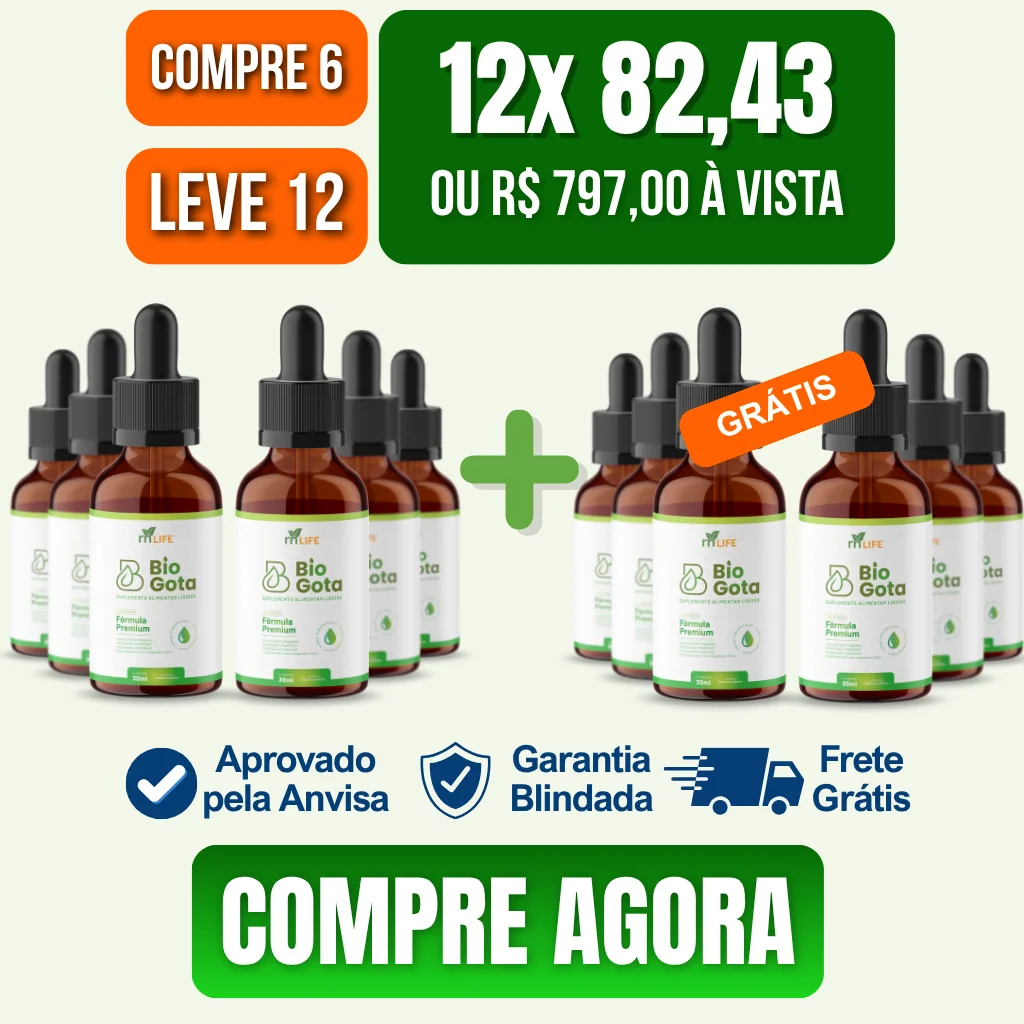 Compre 6, leve 12 - Bio Gota